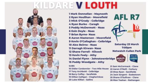 Best of luck to Killian Galligan and the Kildare Senior Footballers