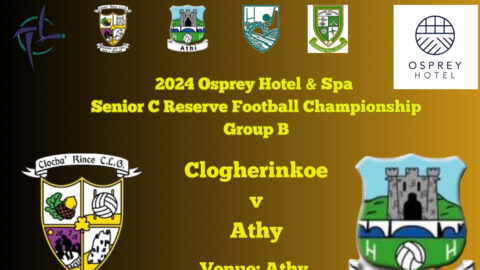 Clogherinkoe v Athy, Reserve Championship