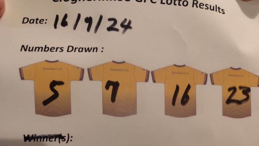 Lotto Result- September 16th