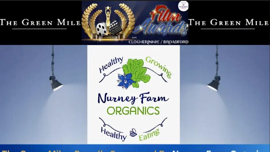 🌿✨ Nurney Farm Organics – Proud Sponsor of The Green Mile! 🎬🌱 We’re delighted to announce Nurney Farm Organics as the sponsor of The Green Mile at the Clogherinkoe & Broadford Film Awards Night! Run by Ben Kenny & Ciara Kennedy from Clogherinkoe, Nurney Farm Organics is all about fresh, homegrown goodness—producing a wide range of organic vegetables, fruit, eggs, and honey all year round. You’ll find them at Trim Farmers Market every Friday, The Green Door Market every Friday & Saturday, and they also sell directly to the public every Thursday from 3 to 6.30pm at their farm, right opposite the Clogherinkoe Broadford Clubhouse (Eircode: W91FK11)—so why not drop by and stock up on some delicious, homegrown food? 🍅🥕🐝 Ciara is also part of the Calendar Girls cast, while Ben swaps the farm for the big screen as Forrest in Forrest Gump!🏃‍♂️🎭 (And when he’s not farming or acting, he’s on the pitch playing for Clogherinkoe GAA!) With a film like The Green Mile, where the themes of compassion, justice, and life’s natural rhythms run deep, it’s fitting to have a sponsor dedicated to growing and nurturing—whether it’s the land, their community, or their customers. A massive thank you to Nurney Farm Organics for their support! 🌱🎭✨