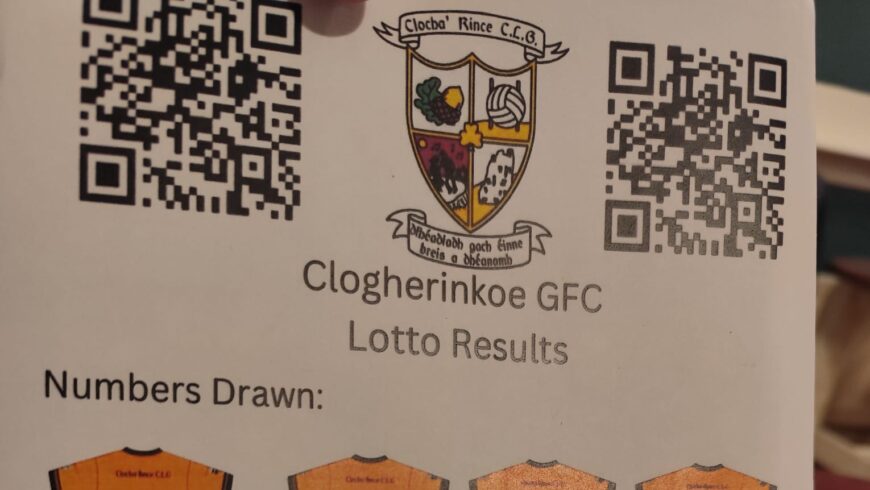 Clogherinkoe GFC Lotto Result