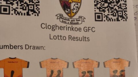 Clogherinkoe Gfc Lotto Result -May 19th