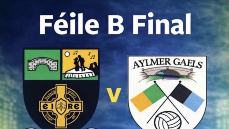 Good luck in the final to Balyna Féile Team and Management